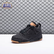 Jordan 4 Retro Levi's Black Men's