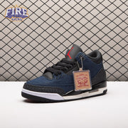 Jordan 3 Retro Levi's Indigo IH7959-400 Unisex