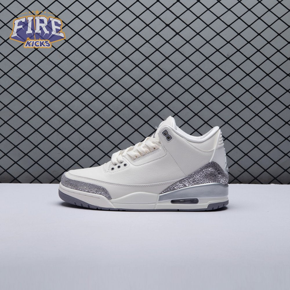 Jordan 3 Retro Sail Cement Grey CK9246-100 Unisex