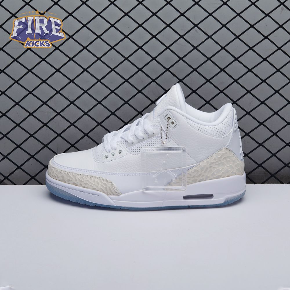 Jordan 3 Retro Pure White 136064-111 Unisex