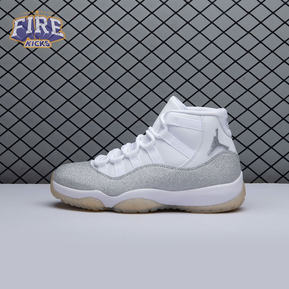 Jordan 11 Retro White Metallic Silver AR0715-100 Unisex