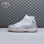Jordan 11 Retro White Metallic Silver AR0715-100 Unisex