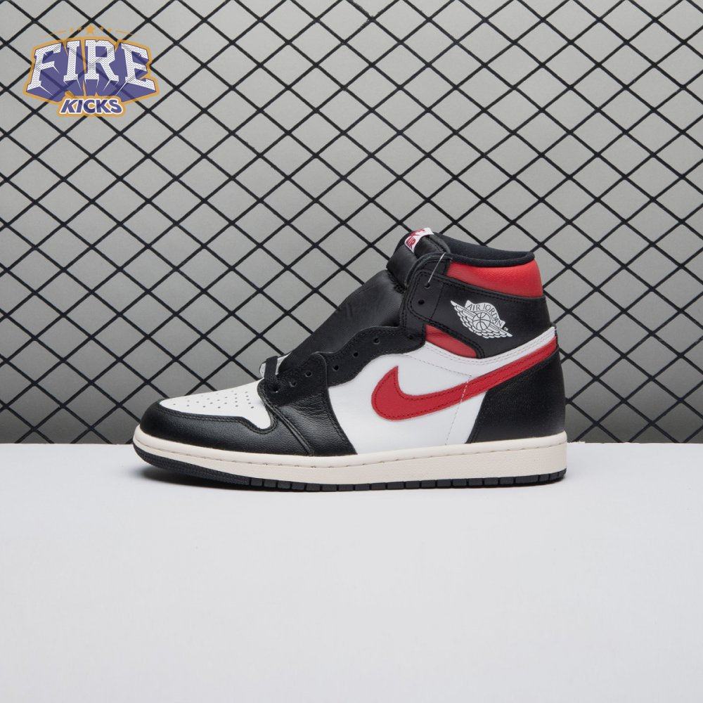 Jordan 1 Retro High Black Gym Red Men's