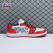 VL X Air Jordan 1 Low Off White DZ2403-006 Unisex