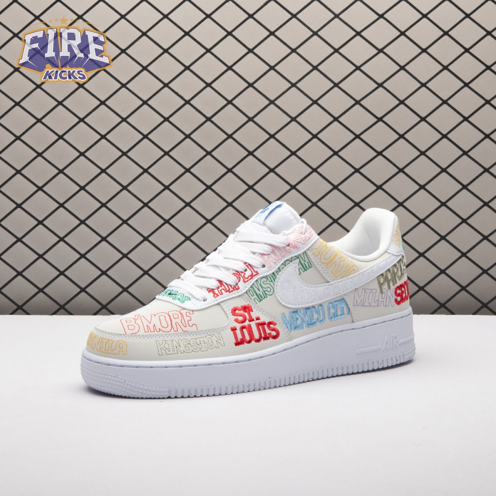 Nike Air Force 1 Low World Tour White II1549-100 Unisex