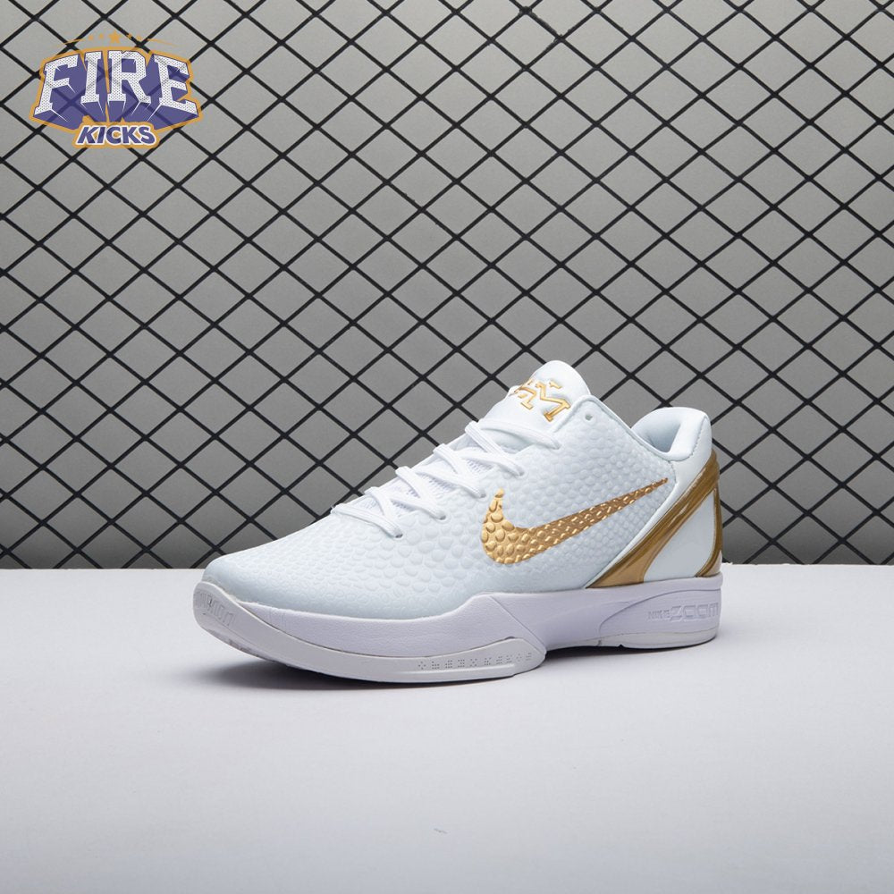 Nike Kobe 6 Protro White Gold CW2190-101 Men's