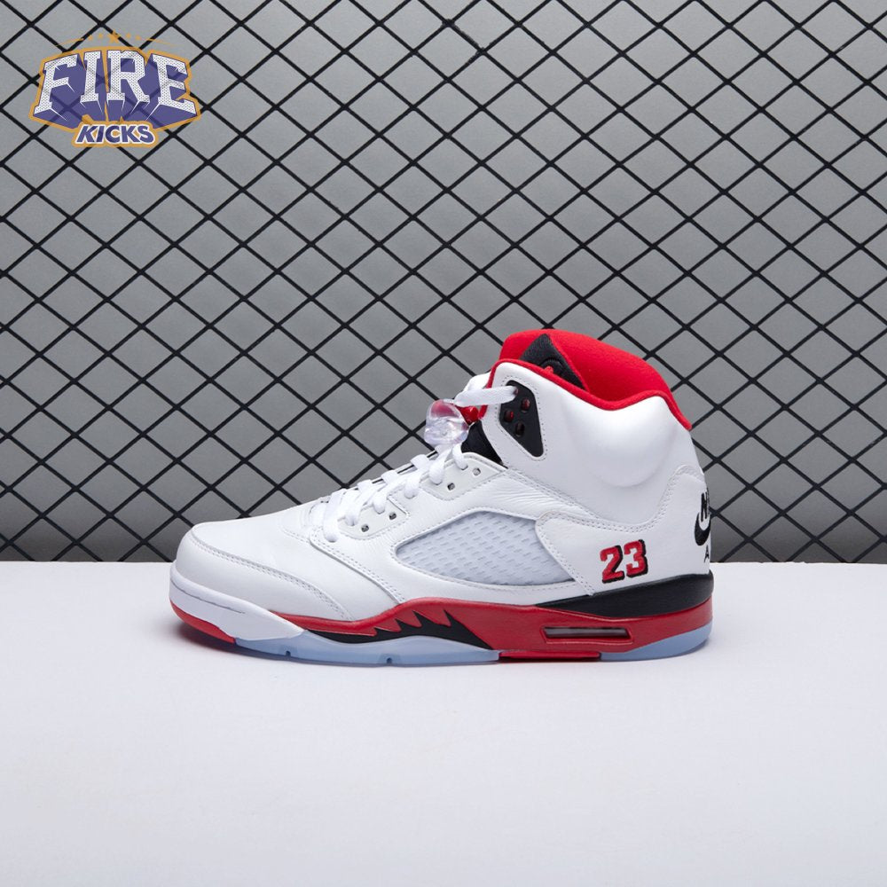 Jordan 5 Retro Fire Red Black Tongue (2025) HQ7978-101 Unisex