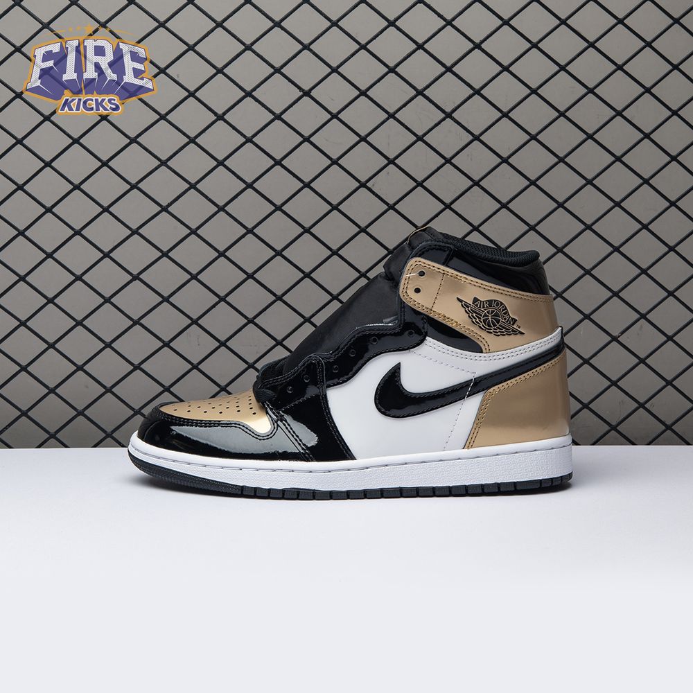 Jordan 1 Retro High NRG Patent Gold Toe Men's