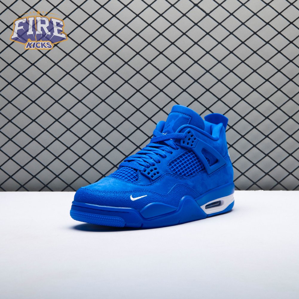 Jordan 4 x Nigel Sylvester Brick by Brick Blue Unisex