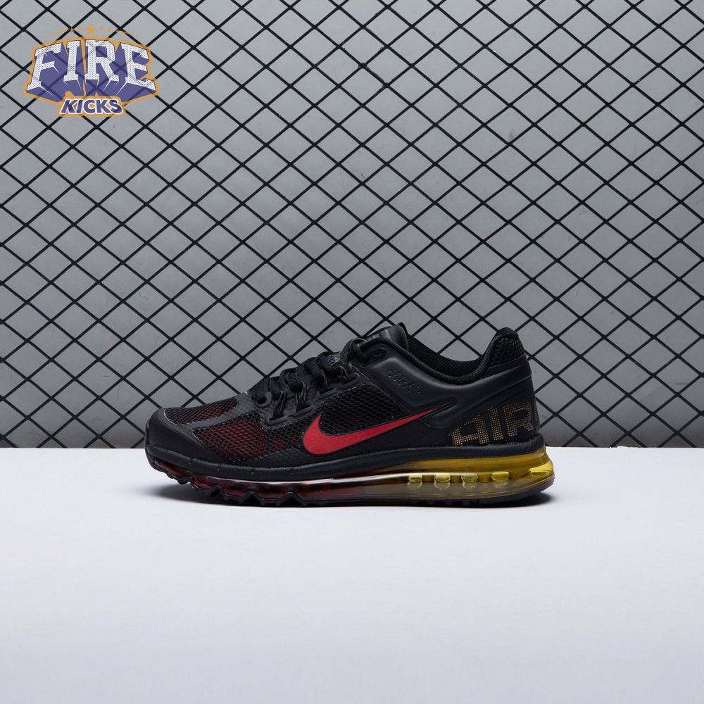Nike Air Max 2013 Black Laser Orange University Red HF3660-002 Unisex