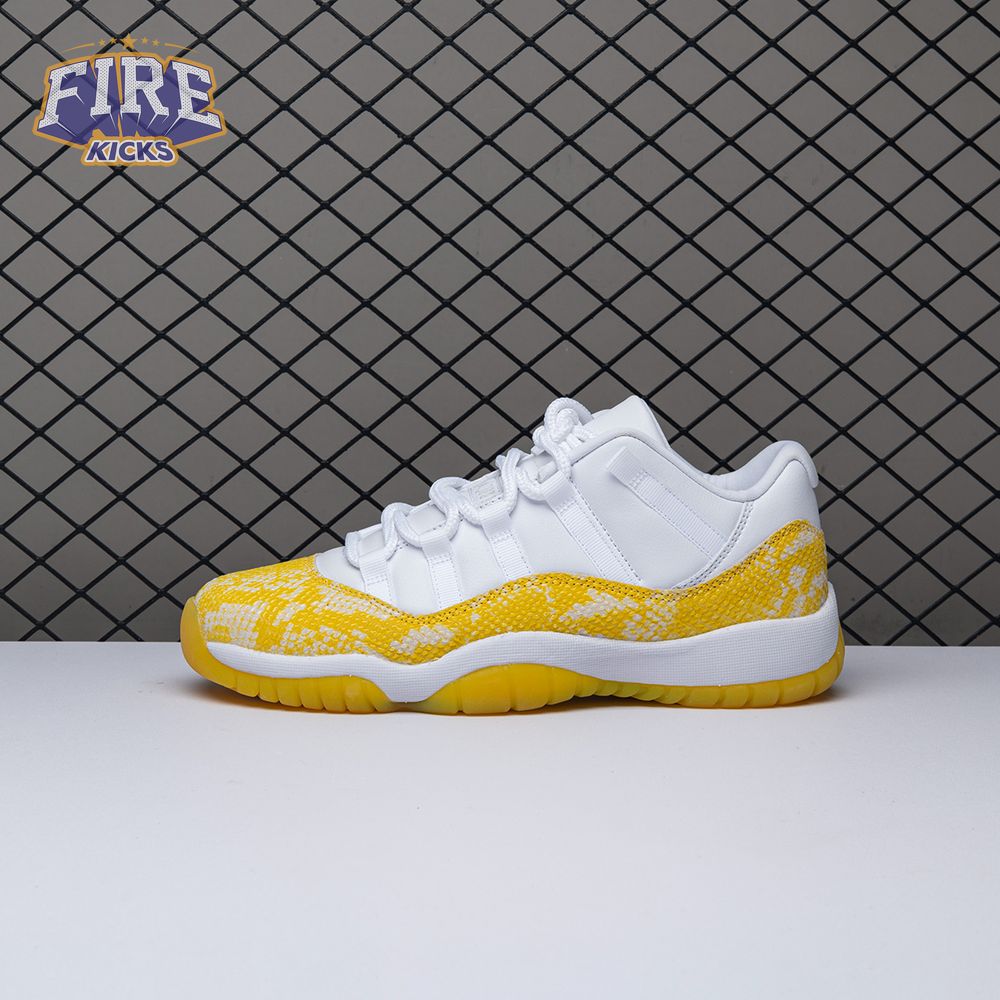 Jordan 11 Retro Low Tour Yellow Snakeskin AH7860-107 Men's