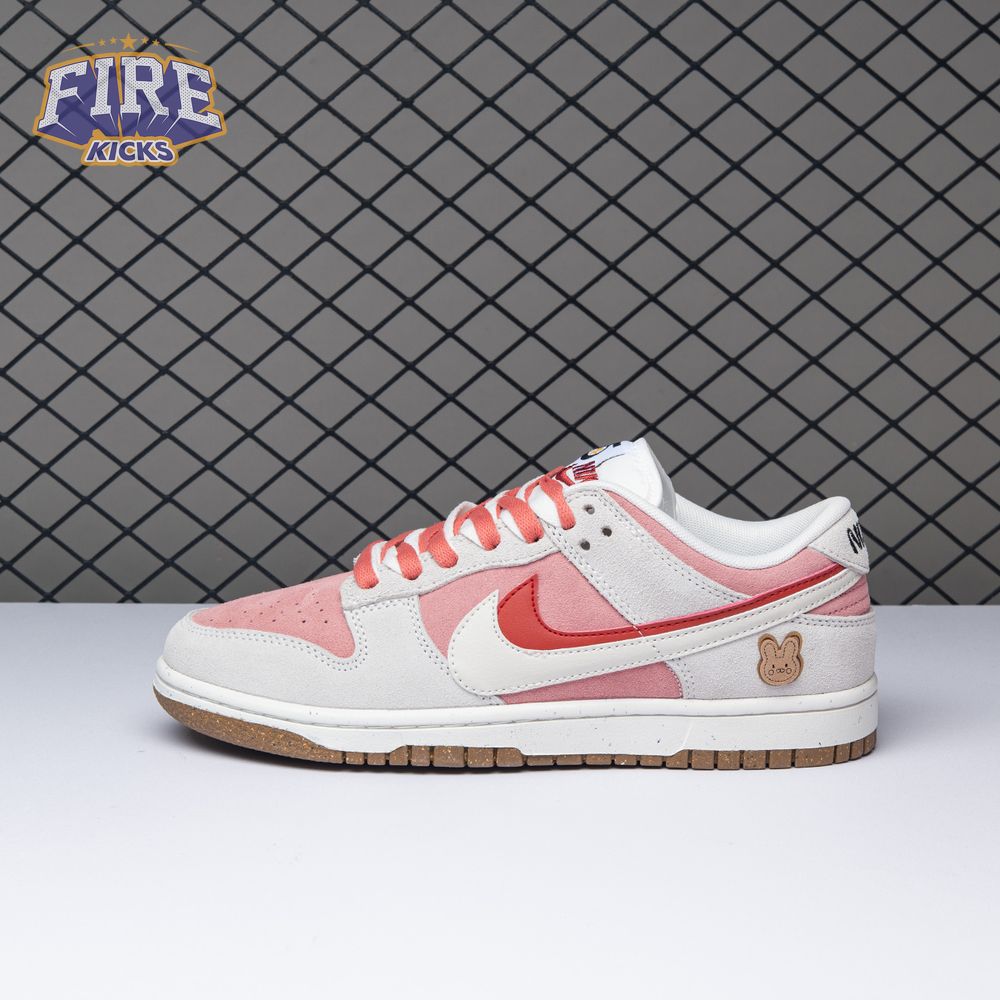 Nike SB Dunk Low SE 85 Double Swoosh Sail Red Pink DO9457-110 Women's