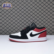 Jordan 1 Low Black Toe 553558-116 Unisex