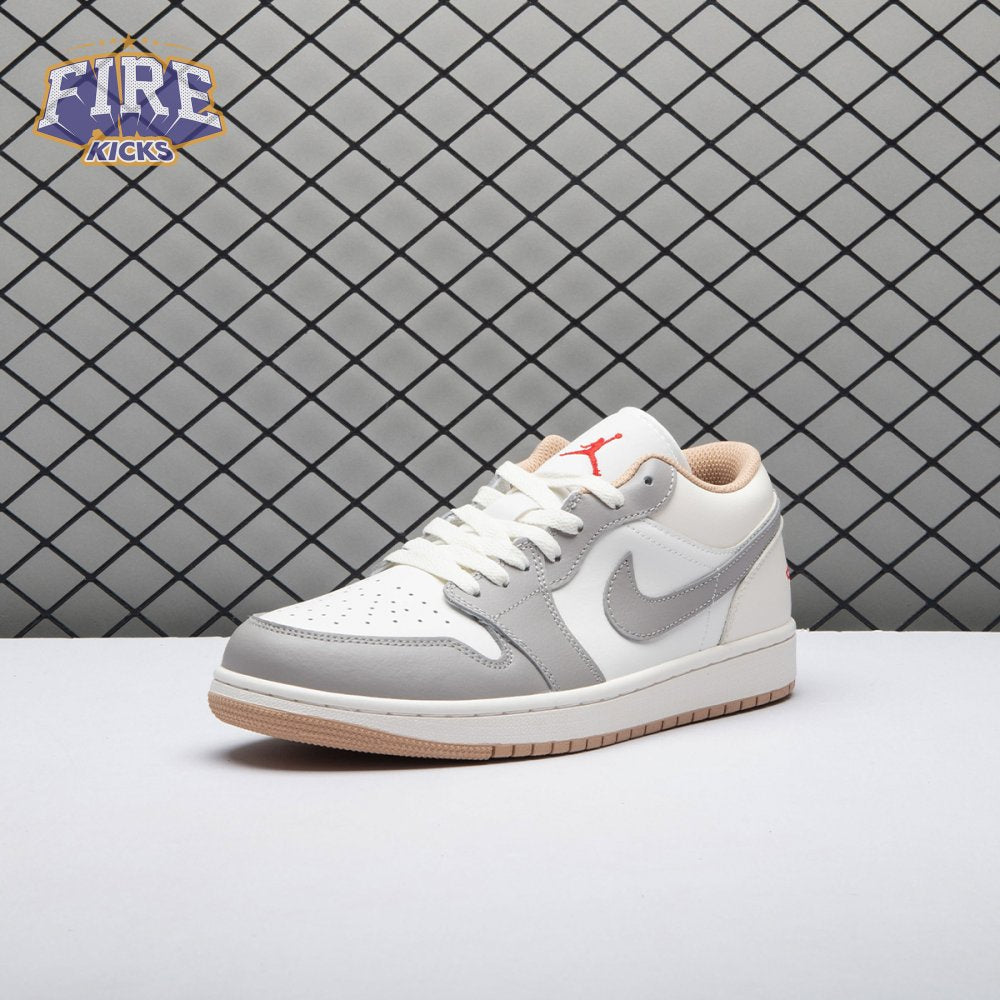 Jordan 1 Low Sail College Grey Rattan 553558-169 Unisex