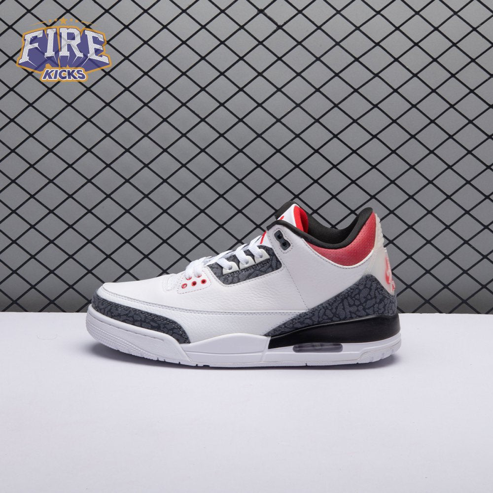 Air Jordan 3 Retro Denim SE 'Fire Red' Men's