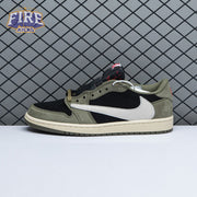 Travis Scott x Air Jordan 1 Low OG Black Olive DM7866-001 Unisex