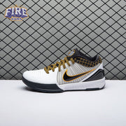 Nike Kobe 4 Protro White Black Del Sol AV6339-101 Men's