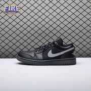 Jordan 1 Low Black White Dark Smoke Grey Unisex