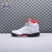 Jordan 5 Retro Fire Red Silver Tongue (2020) DA1911-102 Men's