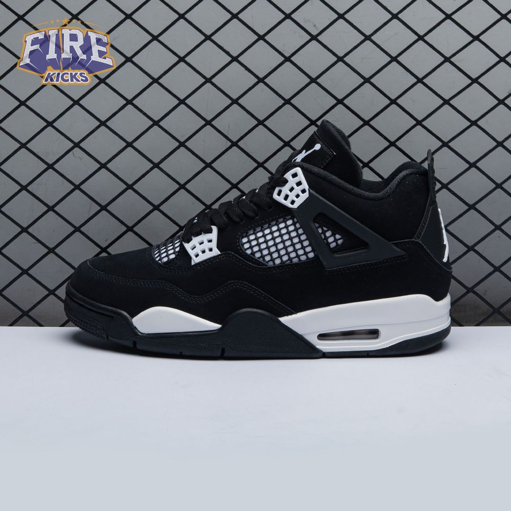 Air Jordan 4 Retro White Thunder FQ8138 001 Unisex
