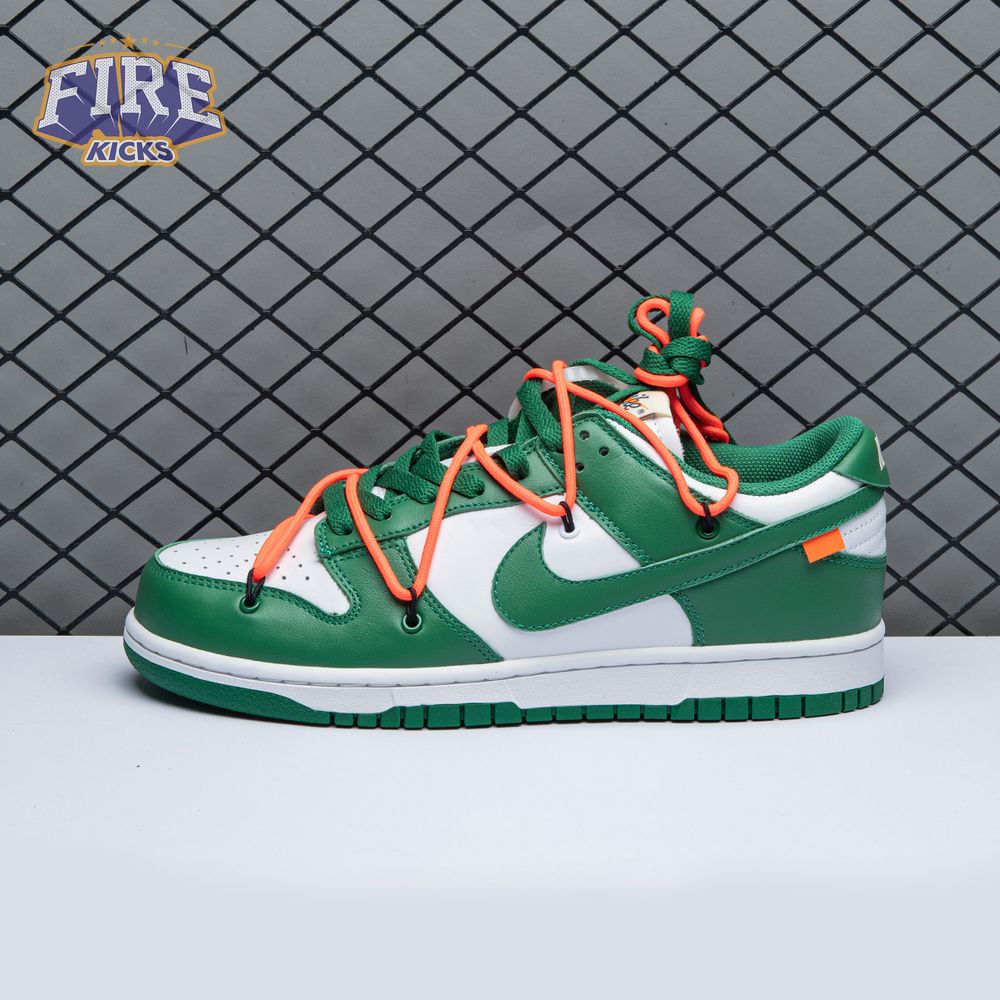 Off-White x Dunk Low 'Pine Green' Unisex