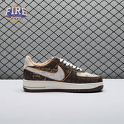Nike Air Force 1 Low Monogram Brown Damier Azur Unisex