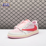 Travis Scott x Air Jordan 1 Low OG Tropical Pink IQ7604-101 Unisex