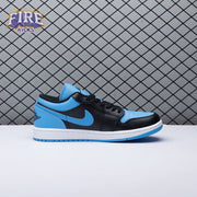 Jordan 1 Low Black University Blue 553558-041 Unisex