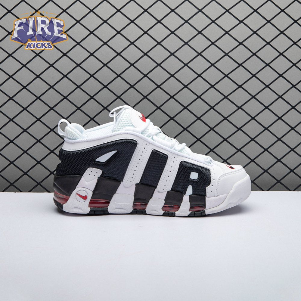 Nike Air More Uptempo Low White Black FZ3055-105 Unnisex