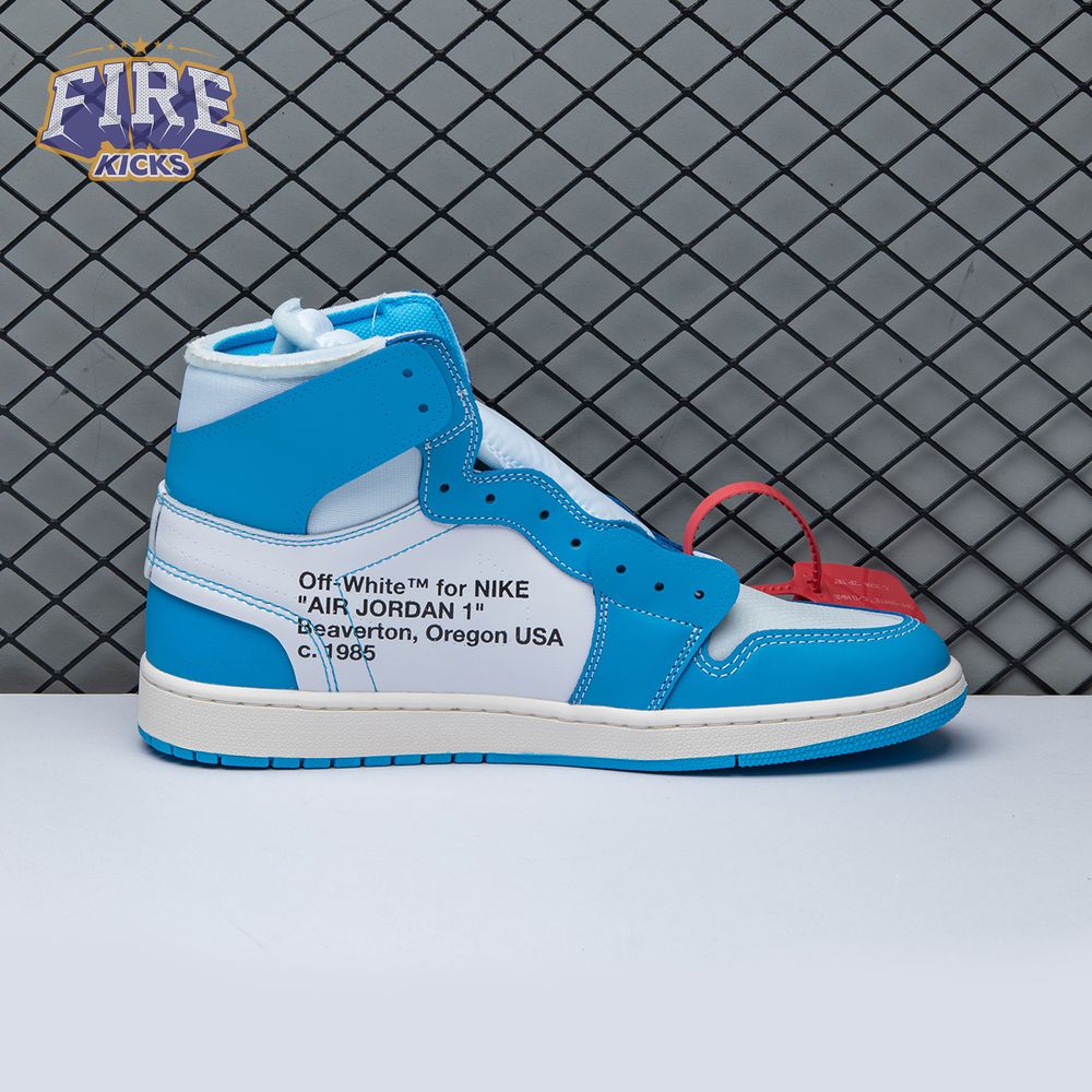 Off-White x Air Jordan 1 Retro High OG 'UNC' Unisex
