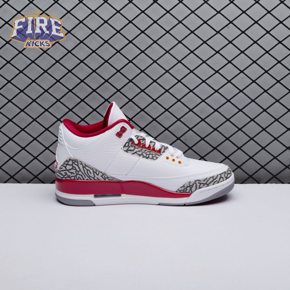 Jordan 3 Retro Cardinal Red CT8532-126 Unisex