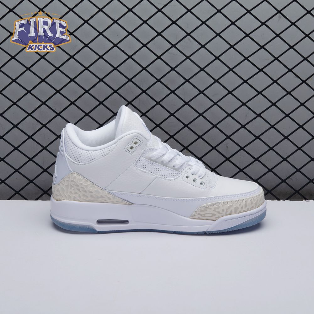 Jordan 3 Retro Pure White 136064-111 Unisex