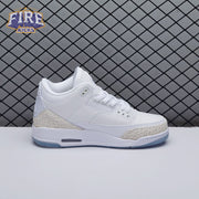 Jordan 3 Retro Pure White 136064-111 Unisex