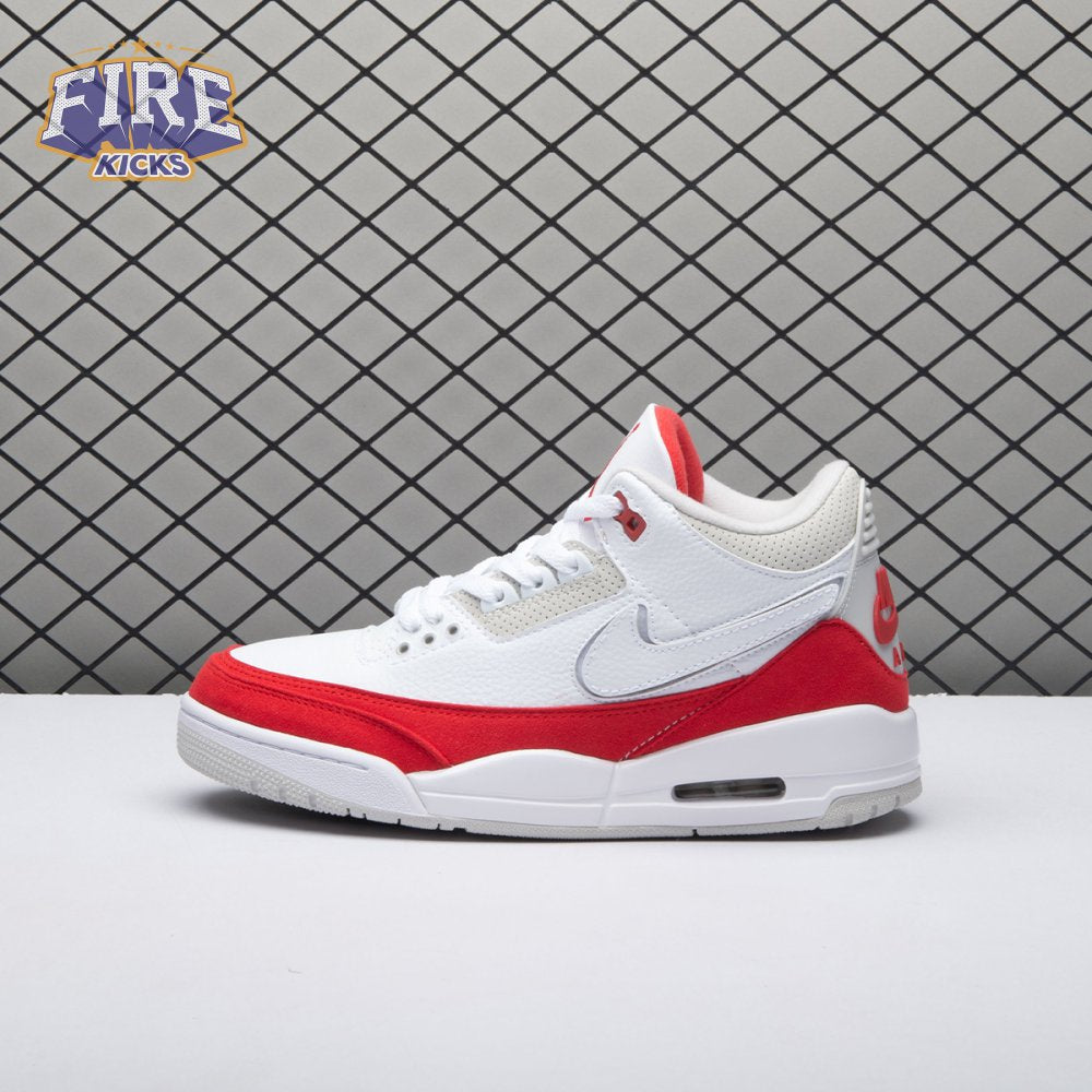 Air Jordan 3 Retro Tinker White University Red Men's