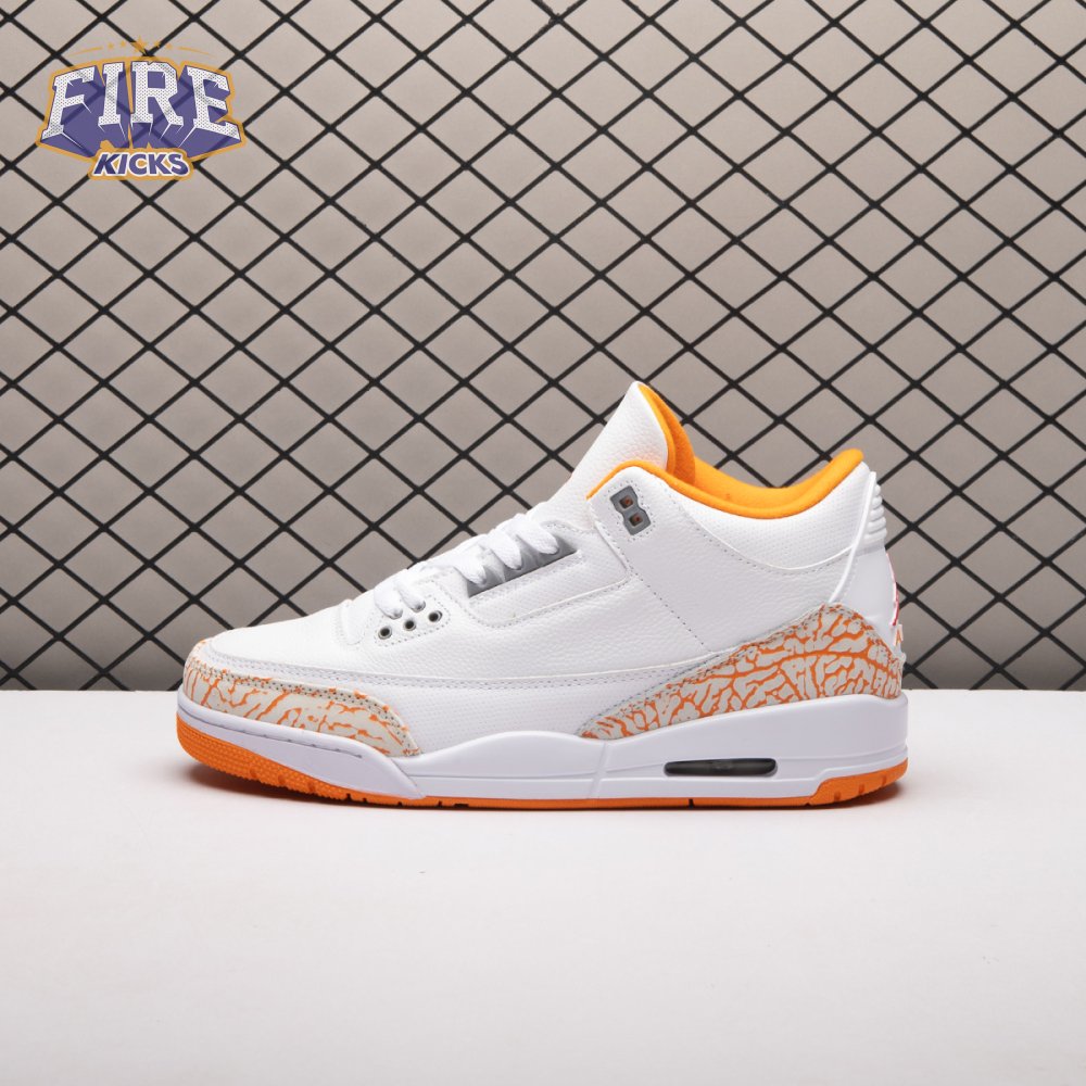 Jordan 3 Retro Orange Citrus CK9246-101 Men's