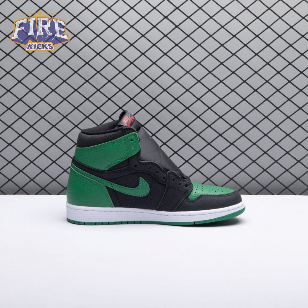 Jordan 1 Retro High Pine Green Black 555088-030 Men's