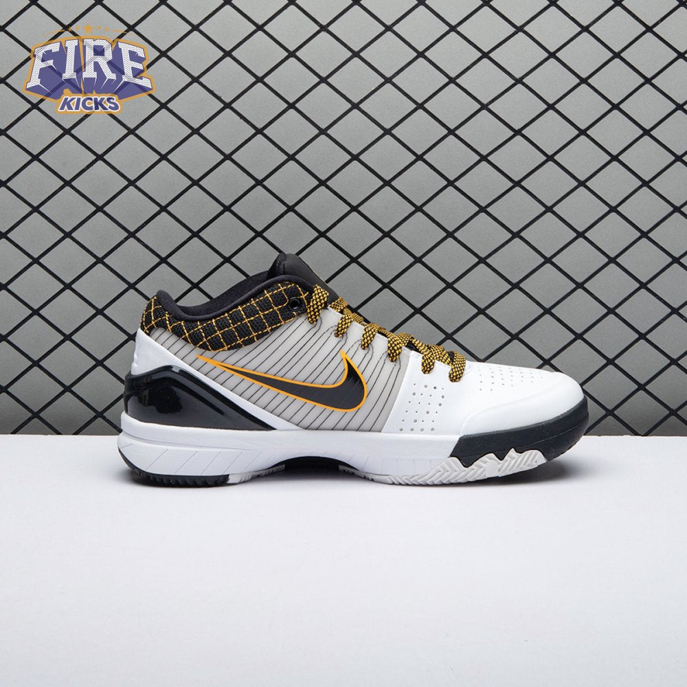 Nike Kobe 4 Protro White Black Del Sol AV6339-101 Men's
