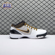 Nike Kobe 4 Protro White Black Del Sol AV6339-101 Men's