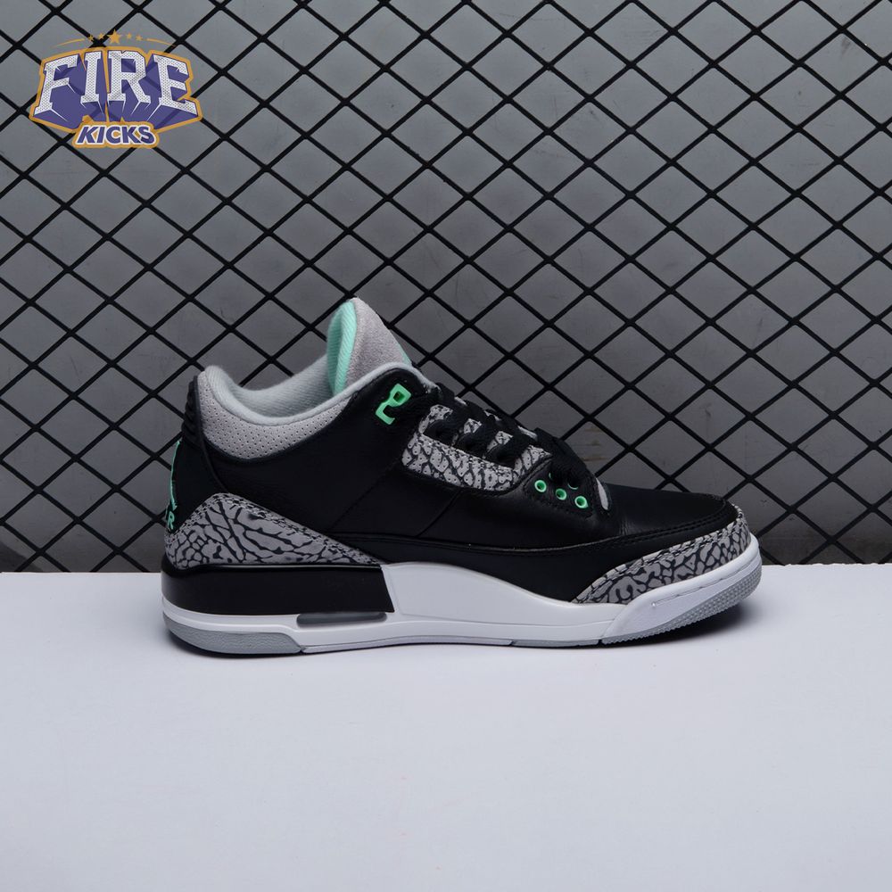 Jordan 3 Retro Green Glow CT8532-031 Unisex