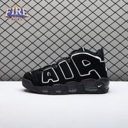 Nike Air More Uptempo Black White 414962-002 Unisex