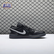 Jordan 1 Low Black White Dark Smoke Grey Unisex