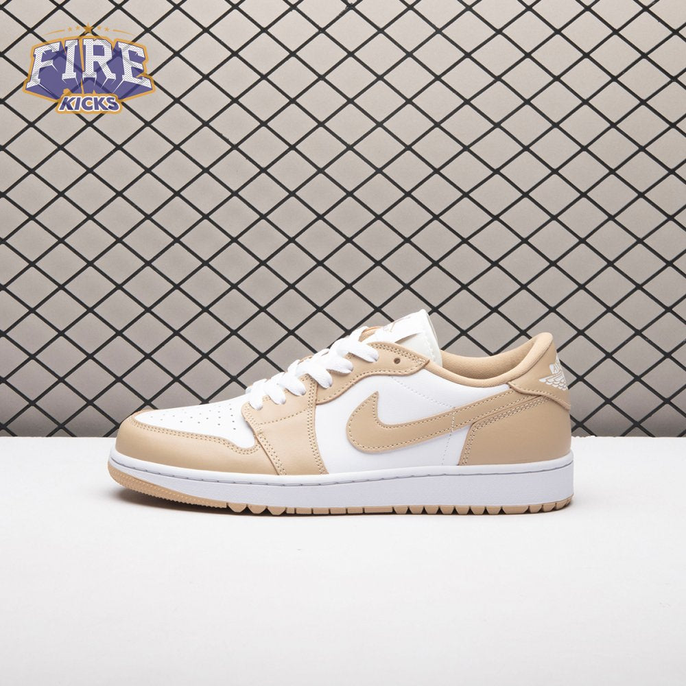 Jordan 1 Low Golf White Linen DD9315-117 Unisex