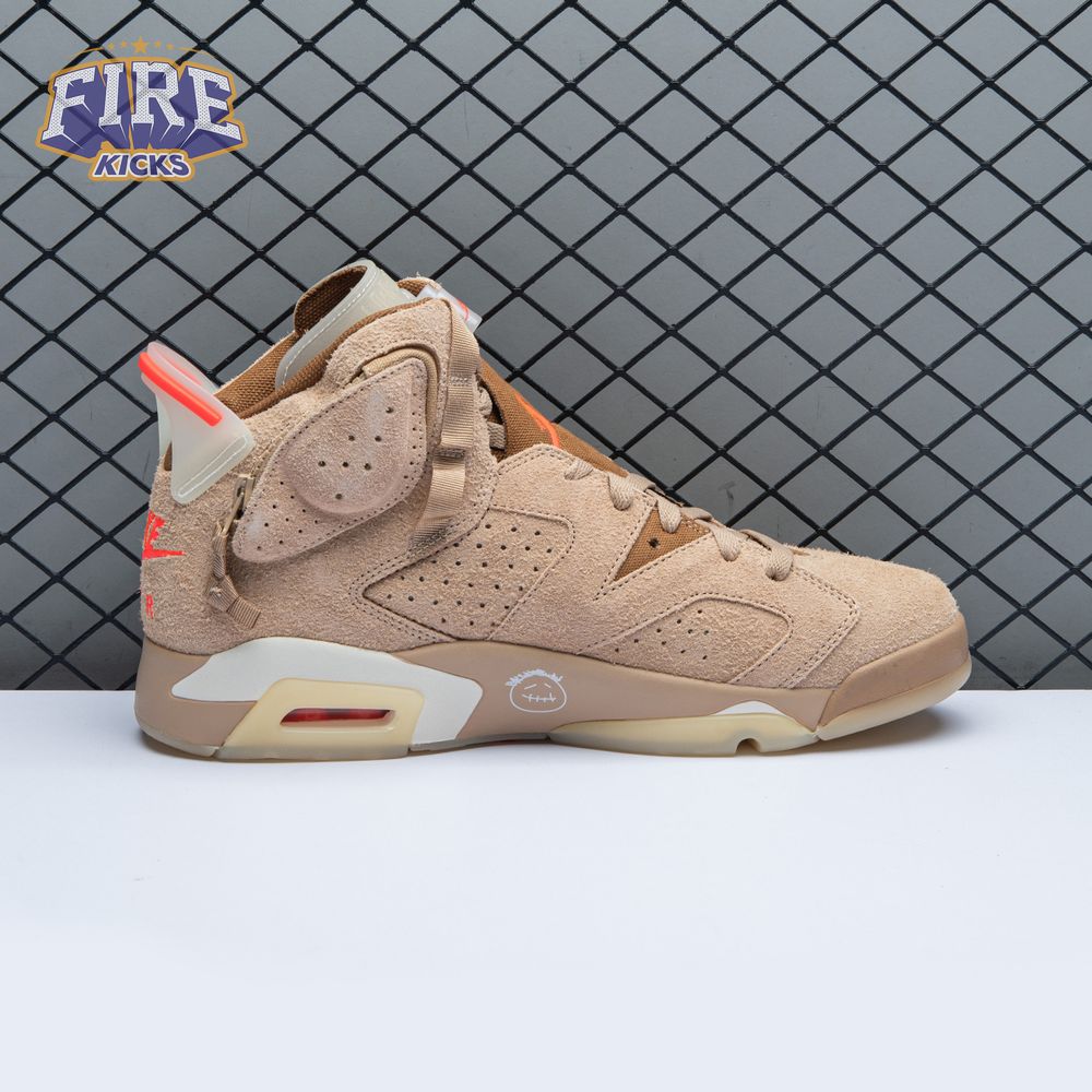 Travis Scott x Air Jordan 6 Retro 'British Khaki' Men's