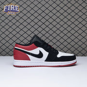 Jordan 1 Low Black Toe 553558-116 Unisex