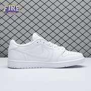 Travis Scott x Air Jordan 1 Low Triple White Unisex