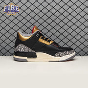 Air Jordan 3 Black Gold Men's