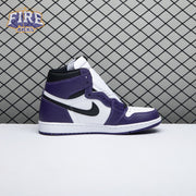 Jordan 1 Retro High Court Purple White Men's