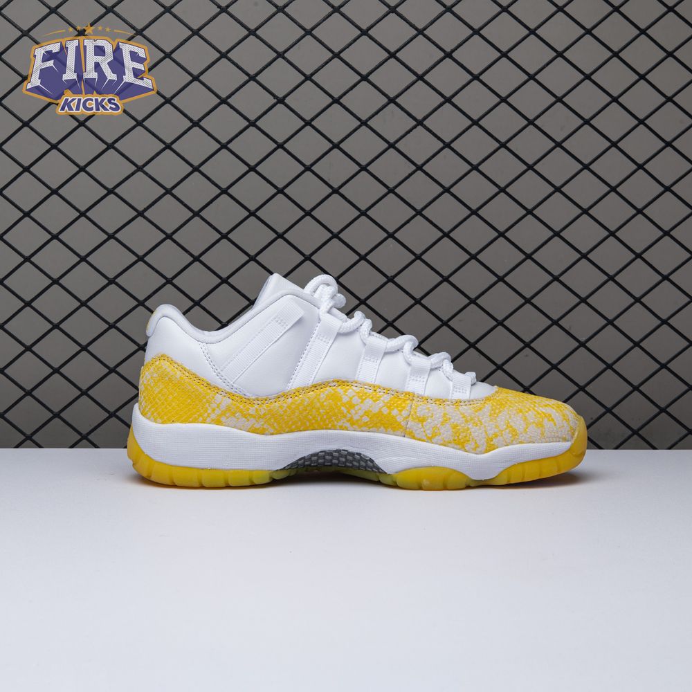Jordan 11 Retro Low Tour Yellow Snakeskin AH7860-107 Men's