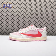 Travis Scott x Air Jordan 1 Low OG Tropical Pink IQ7604-101 Unisex