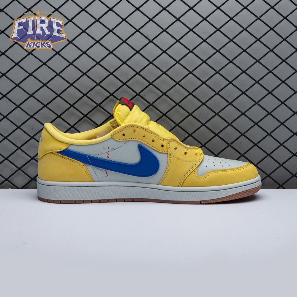 Jordan 1 Retro Low OG SP Travis Scott Canary DZ4137-700 Unisex